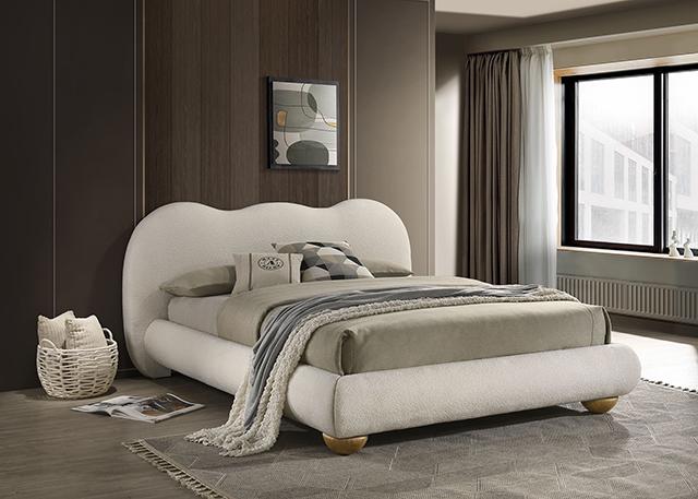 Finamore Bed White - Furniture Stars (Chicago, IL)