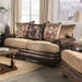 Fletcher Brown/Tan Love Seat - Furniture Stars (Chicago, IL)