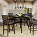 Flick Rustic Oak Counter Ht. Table - Furniture Stars (Chicago, IL)
