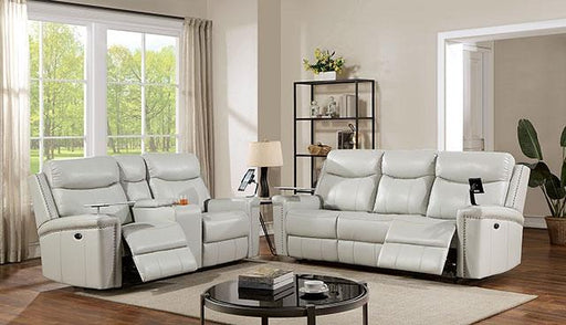 FLORINE Power Sofa, Light Gray - Furniture Stars (Chicago, IL)