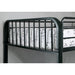 CLEMENT Black Metal Twin/Twin Bunk Bed - Furniture Stars (Chicago, IL)