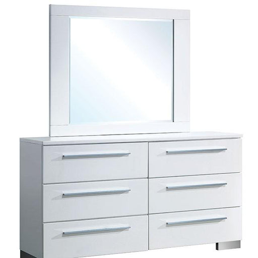 CLEMENTINE Glossy White Dresser - Furniture Stars (Chicago, IL)