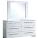 CLEMENTINE Glossy White Dresser - Furniture Stars (Chicago, IL)