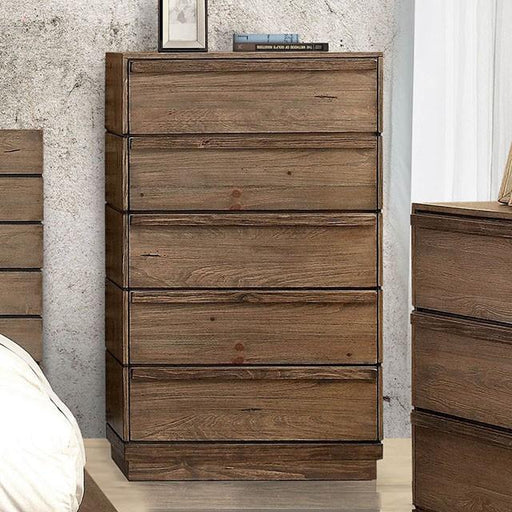 COIMBRA Rustic Natural Tone Chest - Furniture Stars (Chicago, IL)