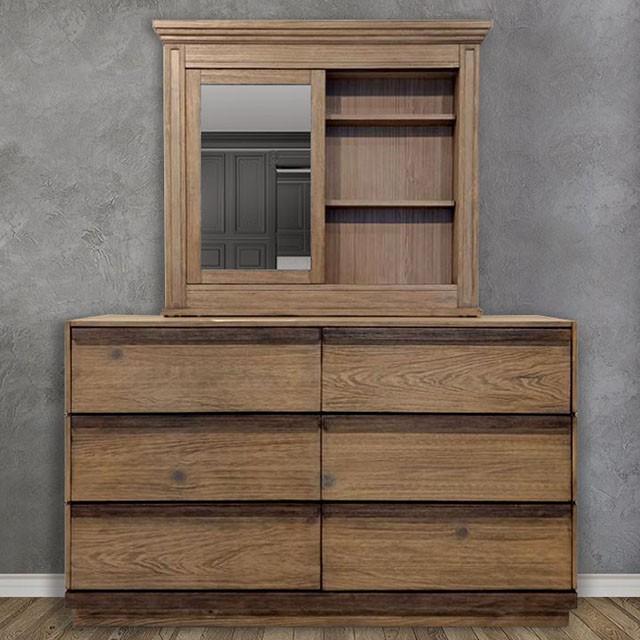 COIMBRA Rustic Natural Tone Dresser - Furniture Stars (Chicago, IL)