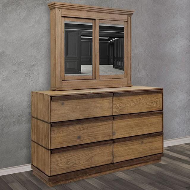 COIMBRA Rustic Natural Tone Dresser - Furniture Stars (Chicago, IL)