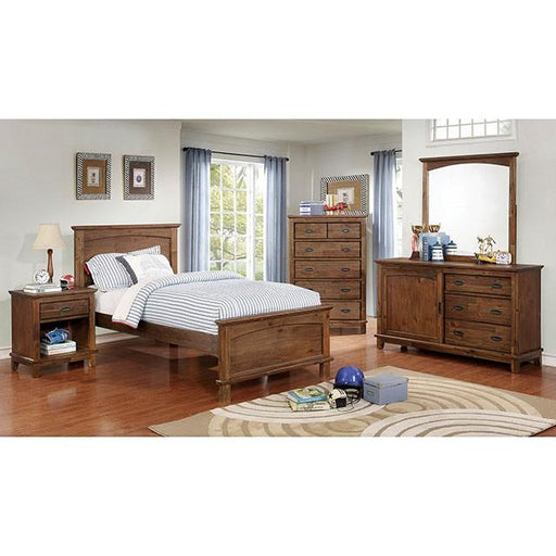 Colin Dark Oak Mirror - Furniture Stars (Chicago, IL)