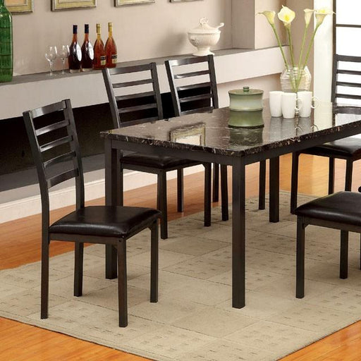 COLMAN Black 60" Dining Table - Furniture Stars (Chicago, IL)