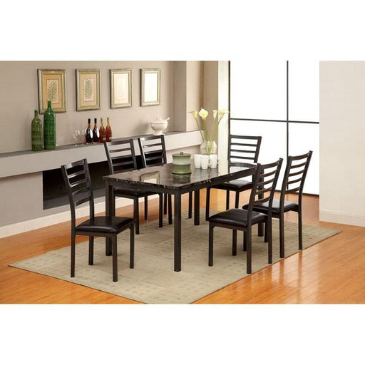 COLMAN Black 60" Dining Table - Furniture Stars (Chicago, IL)