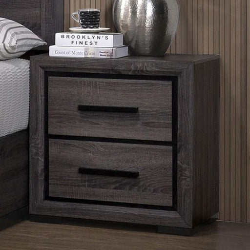 Conwy Gray Night Stand - Furniture Stars (Chicago, IL)