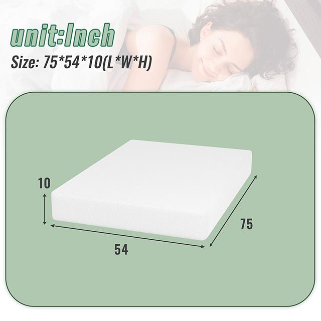 Coreopsis 10" Full Memory Foam Wave Comfort - Furniture Stars (Chicago, IL)