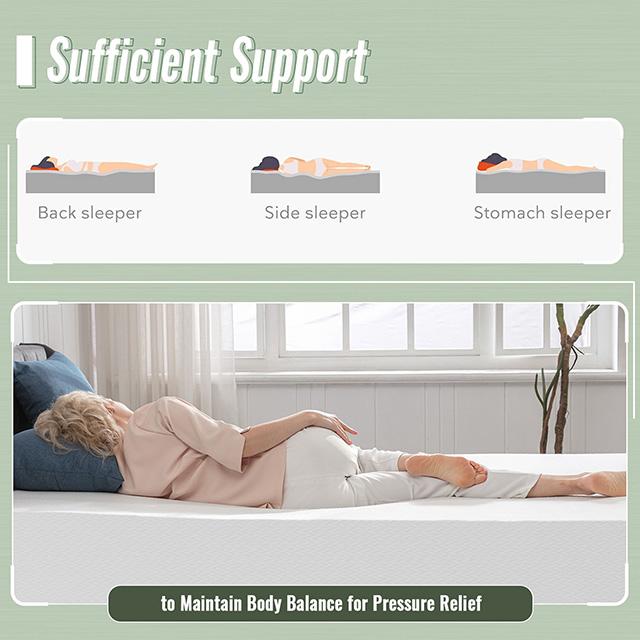 Coreopsis 10" Full Memory Foam Wave Comfort - Furniture Stars (Chicago, IL)