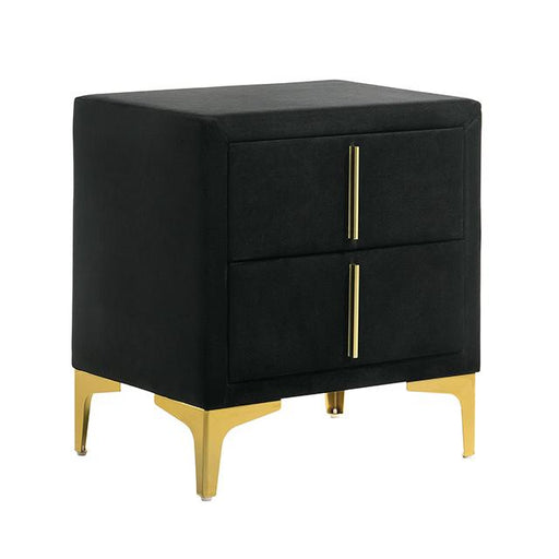 FLORIZEL Night Stand, Black - Furniture Stars (Chicago, IL)
