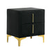 FLORIZEL Night Stand, Black - Furniture Stars (Chicago, IL)