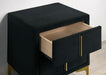 FLORIZEL Night Stand, Black - Furniture Stars (Chicago, IL)