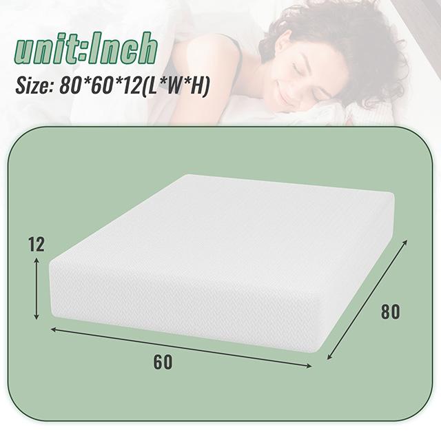 Coreopsis 12" Queen Memory Foam Wave Comfort - Furniture Stars (Chicago, IL)