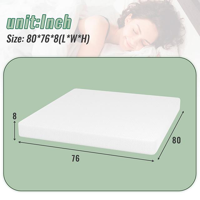 Coreopsis 8" E.King Memory Foam Wave Comfort - Furniture Stars (Chicago, IL)