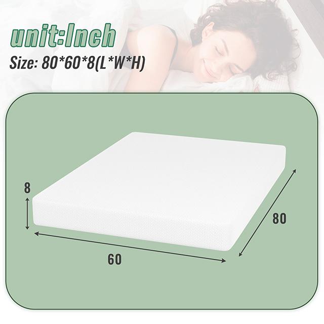 Coreopsis 8" Queen Memory Foam Wave Comfort - Furniture Stars (Chicago, IL)