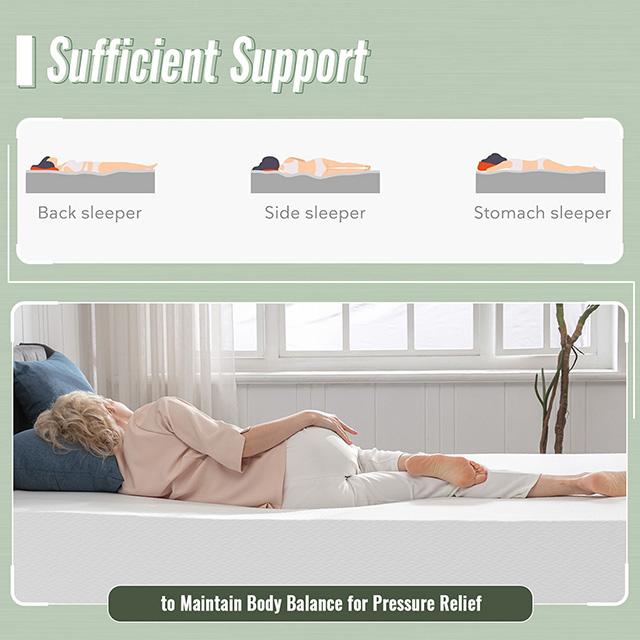 Coreopsis 8" Full Memory Foam Wave Comfort - Furniture Stars (Chicago, IL)