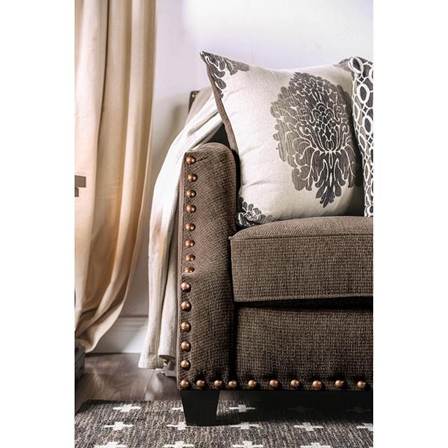 Cornelia Light Brown Love Seat - Furniture Stars (Chicago, IL)