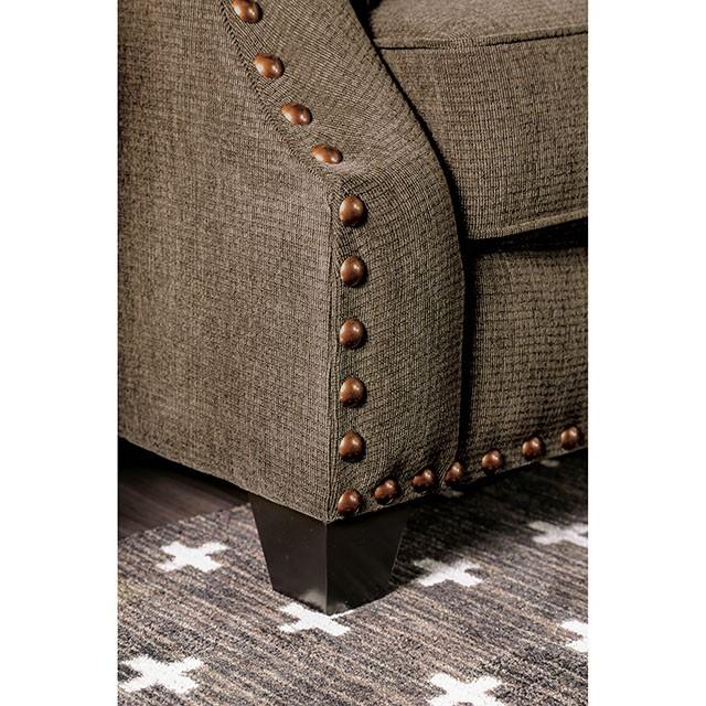 Cornelia Light Brown Love Seat - Furniture Stars (Chicago, IL)