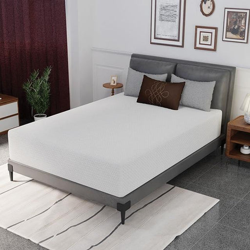 Forsythia 12" Full Green Tea Gel Memory Foat - Furniture Stars (Chicago, IL)