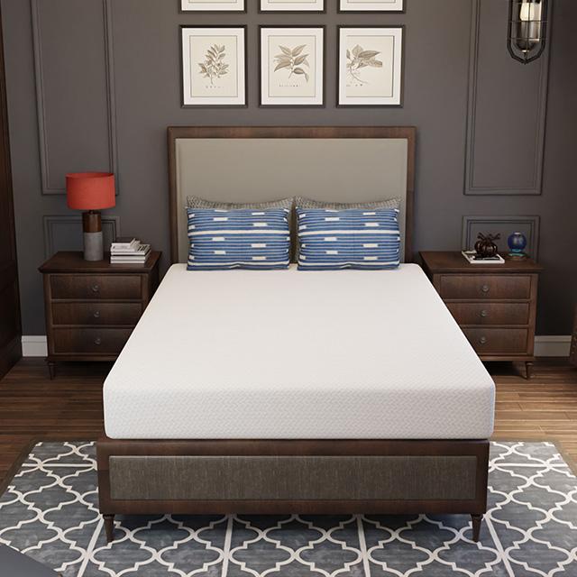 Forsythia 8" Full Green Tea Gel Memory Foam - Furniture Stars (Chicago, IL)