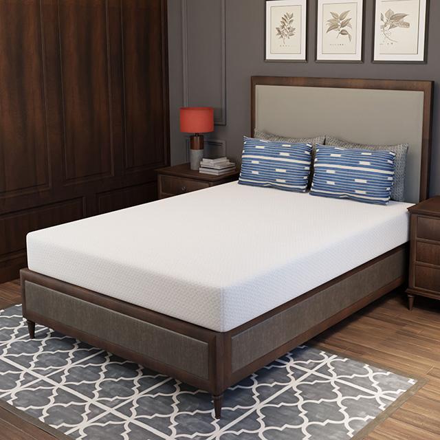 Forsythia 8" Full Green Tea Gel Memory Foam - Furniture Stars (Chicago, IL)