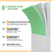 Forsythia 8" Full Green Tea Gel Memory Foam - Furniture Stars (Chicago, IL)