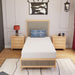 Forsythia 8" Twin Green Tea Gel Memory Foam - Furniture Stars (Chicago, IL)