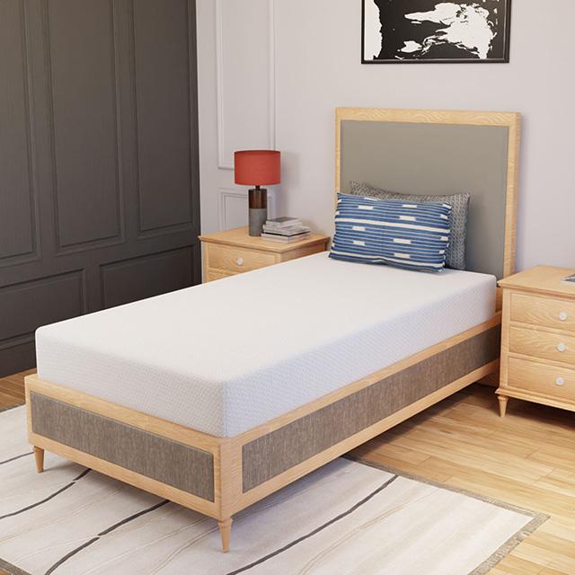 Forsythia 8" Twin Green Tea Gel Memory Foam - Furniture Stars (Chicago, IL)