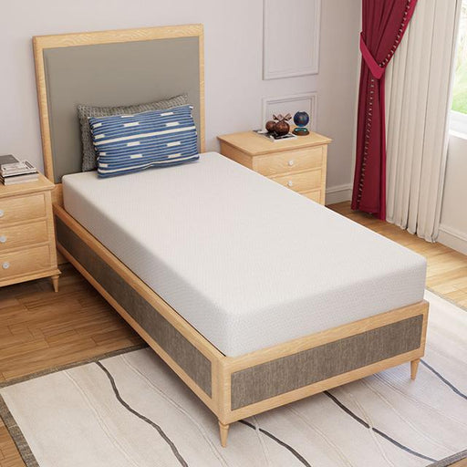 Forsythia 8" Twin Green Tea Gel Memory Foam - Furniture Stars (Chicago, IL)