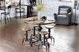 Foskey Antique Black Counter Ht. Chair (2/CTN) - Furniture Stars (Chicago, IL)