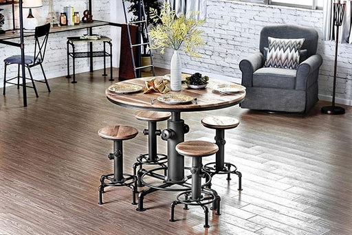 Foskey Antique Black Dining Table - Furniture Stars (Chicago, IL)