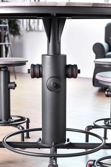 Foskey Antique Black Dining Table - Furniture Stars (Chicago, IL)