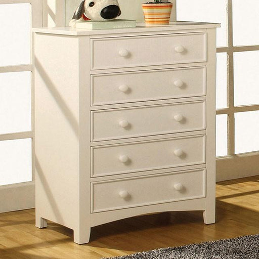 Corry White Chest - Furniture Stars (Chicago, IL)