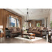 Franklin Dark Brown/Tan Chair With Pu In Brown - Furniture Stars (Chicago, IL)