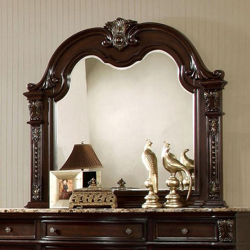 Fromberg Brown Cherry Mirror - Furniture Stars (Chicago, IL)