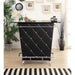 Fuero Black/Chrome Bar Table (K/D) - Furniture Stars (Chicago, IL)