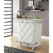 Fuero White/Chrome Bar Table (K/D) - Furniture Stars (Chicago, IL)