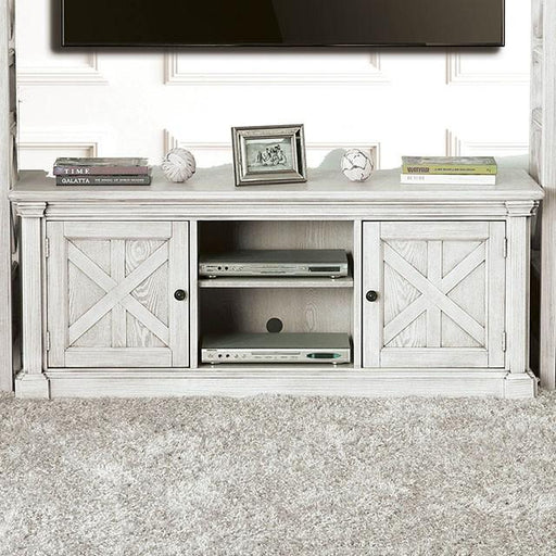 Georgia Antique White 60" TV Stand - Furniture Stars (Chicago, IL)