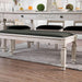 Georgia Antique White/Gray Bench - Furniture Stars (Chicago, IL)