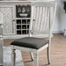 Georgia Antique White/Gray Side Chair (2/CTN) - Furniture Stars (Chicago, IL)