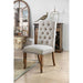 Gianna Rustic Pine/Ivory Side Chair (2/CTN) - Furniture Stars (Chicago, IL)