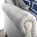 Giovanni Beige/Blue Sofa - Furniture Stars (Chicago, IL)