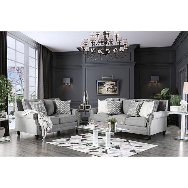 Giovanni Gray Sofa - Furniture Stars (Chicago, IL)