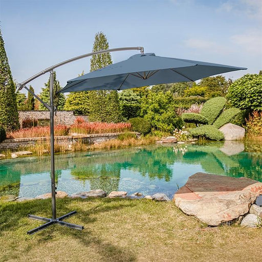 Glam Cantilever Umbrella w/ LED - Furniture Stars (Chicago, IL)