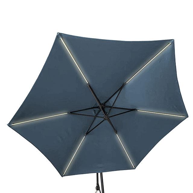 Glam Cantilever Umbrella w/ LED - Furniture Stars (Chicago, IL)