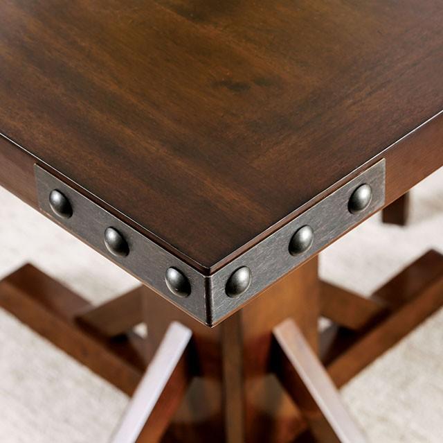GLENBROOK Brown Cherry Counter Ht. Table - Furniture Stars (Chicago, IL)