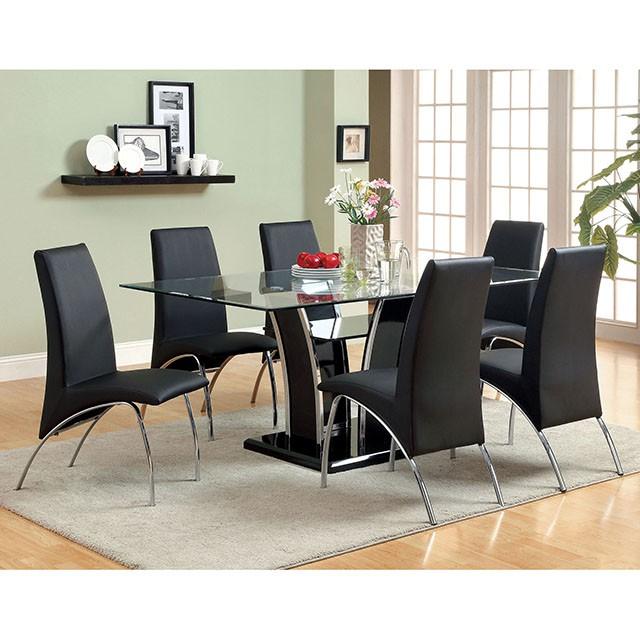 Glenview Black Dining Table - Furniture Stars (Chicago, IL)